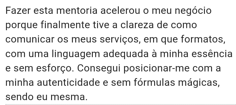 Testemunho de cliente