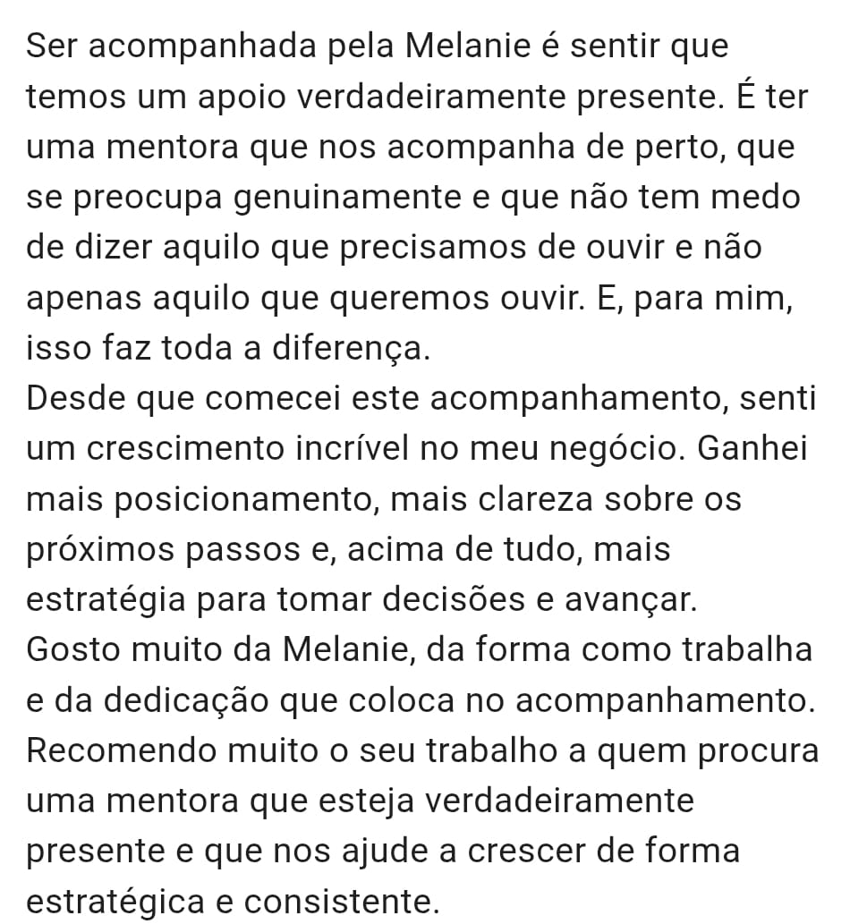 Testemunho de cliente