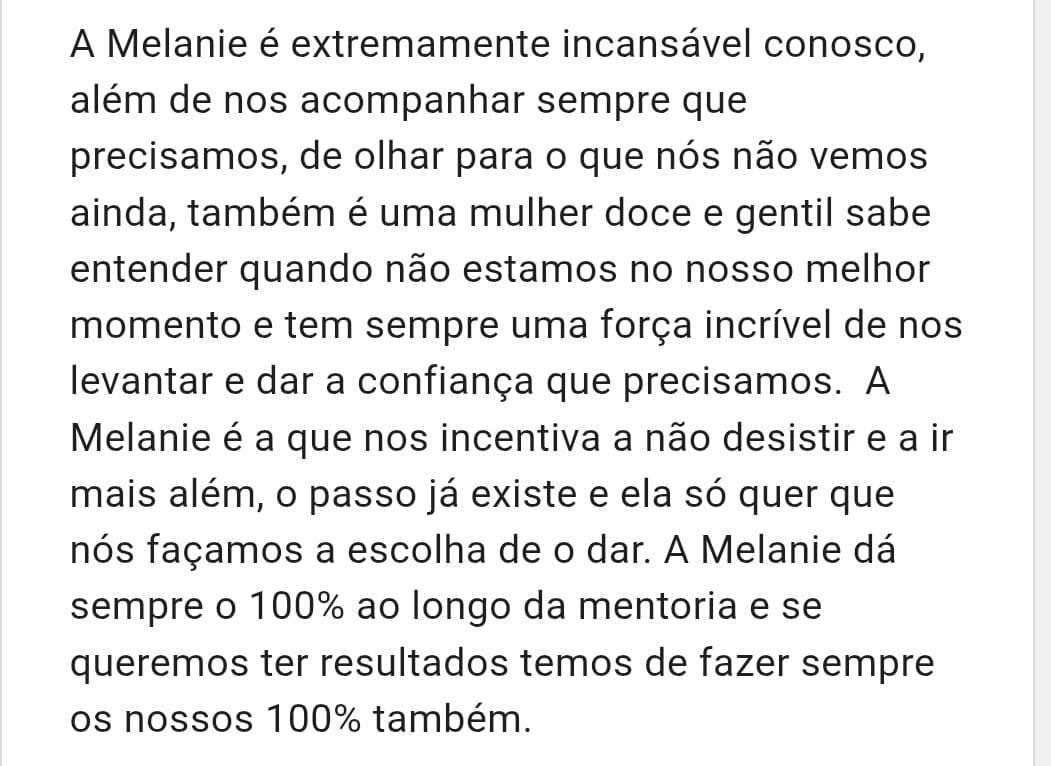 Testemunho de cliente